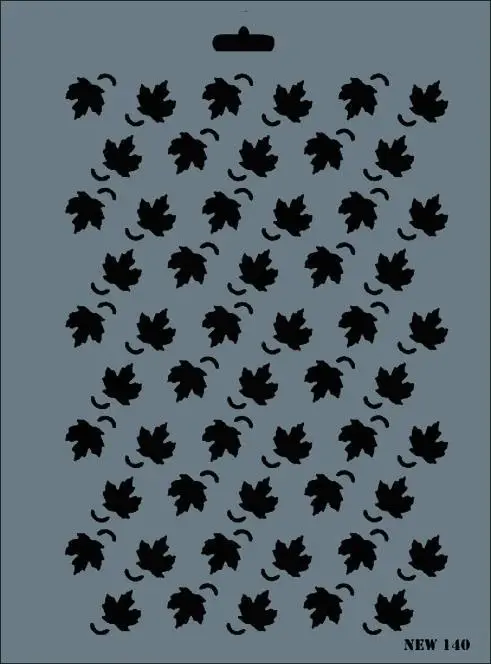 Rich New Seri N-140 Stencil 35x25 cm