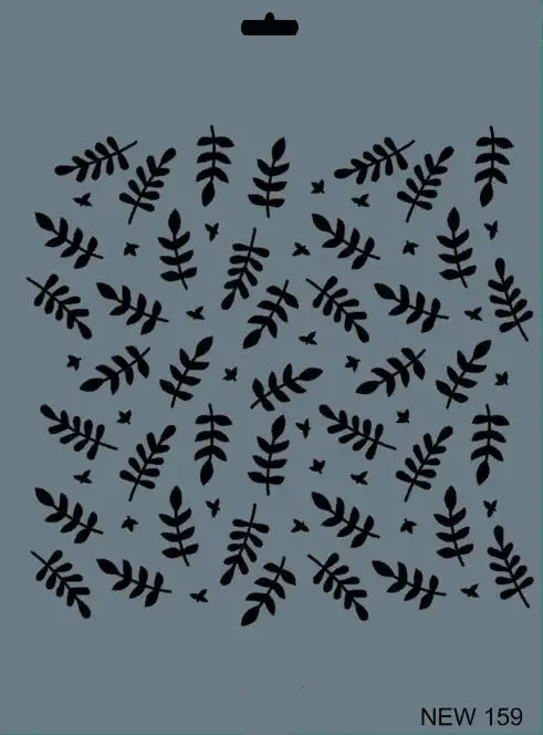 Rich New Seri N-159 Stencil 35x25 cm