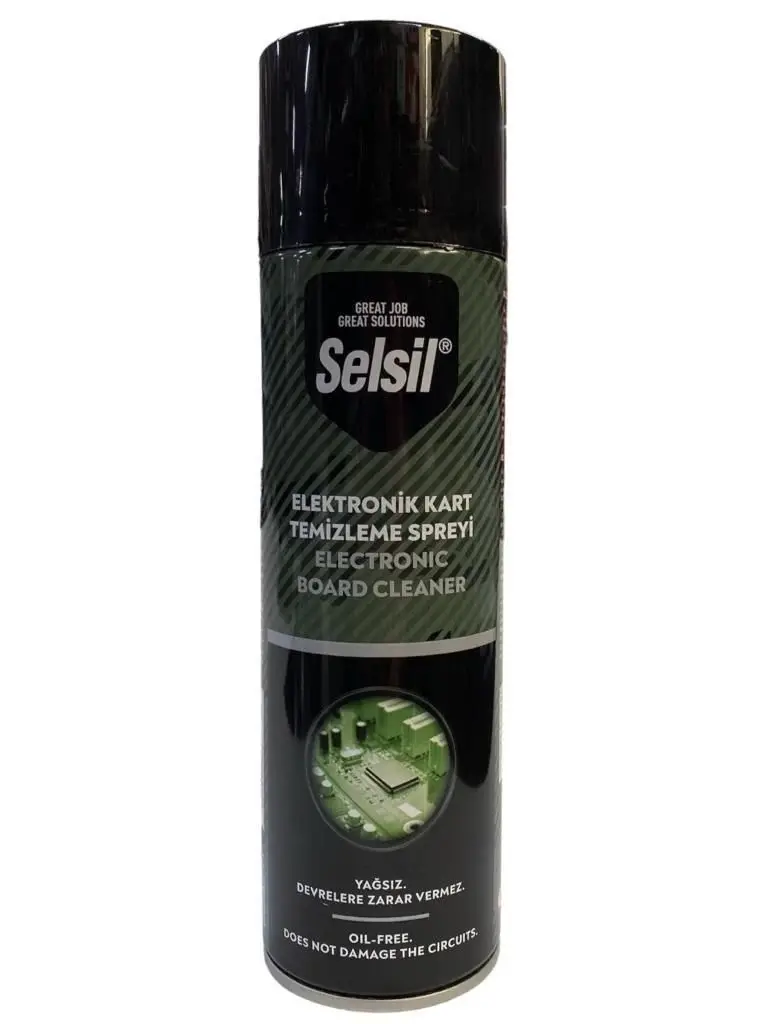 Selsil Elektronik Kart Temizleyici Sprey 500 ml Yağsız