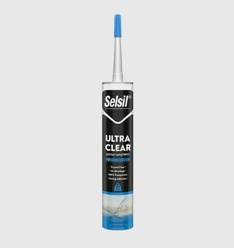 Selsil Ultra Clear Şeffaf Montaj Yapıştırıcı 290 ml