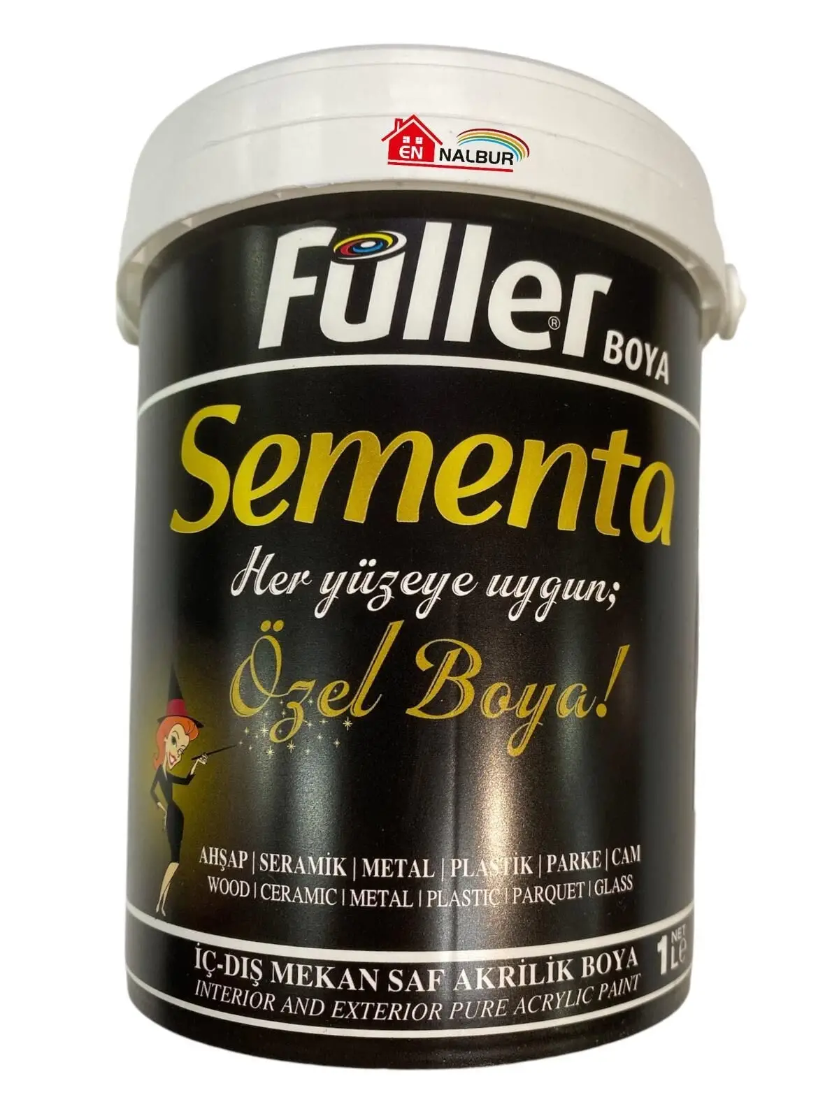 Sementa Özel Su Bazlı Saf Akrilik Boya 1 Litre Yağmur