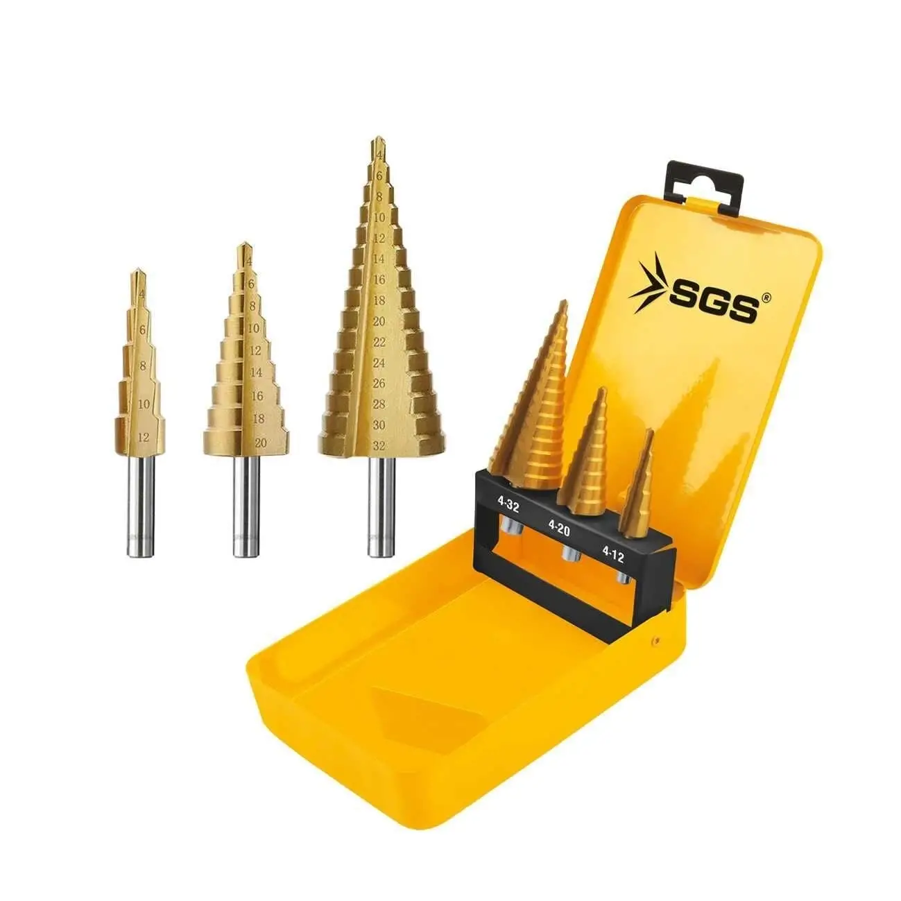Sgs 2840 Hss Kademeli Matkap Uç Seti