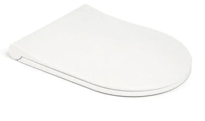 SLIM ELEGANCE KLOZET KAPAĞI (YAVAŞ KAPANAN - METAL MENTEŞE TAKIMI - ÜSTTEN SIKMALI)