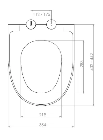 STYLE KLOZET KAPAĞI (YAVAŞ KAPANAN - METAL MENTEŞE TAKIMI - ÜSTTEN SIKMALI)