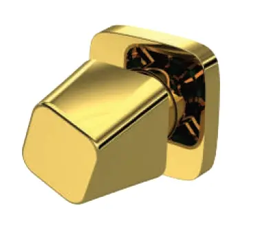 TWİST ANKASTRE ARA KESME VALFİ (ZAMAK VOLAN-1/2 PRİNÇ GÖVDE)