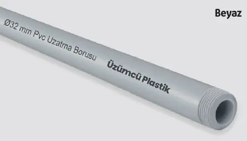 ÜZÜMCÜ -1” Uzatma Borusu 33 cm Beyaz