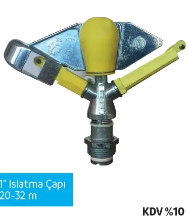 ÜZÜMCÜ - Metal Tarla Sulama Fıskiye