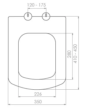 ZÜMRÜT KLOZET KAPAĞI (YAVAŞ KAPANAN - ÜSTTEN SIKMALI)