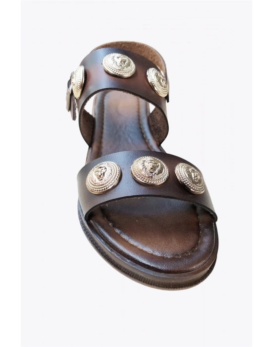 Lidya Boncuklu Rahat Bodrum Sandalet