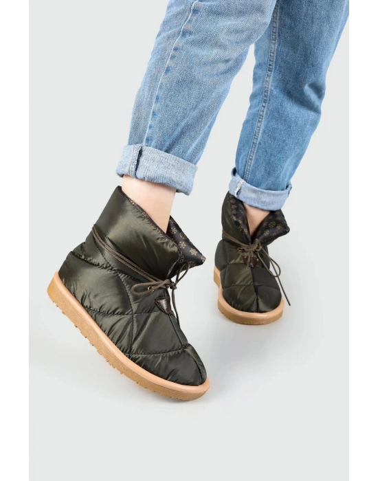 Paraşüt Kumaş İçi Astarlı Panduf Bot