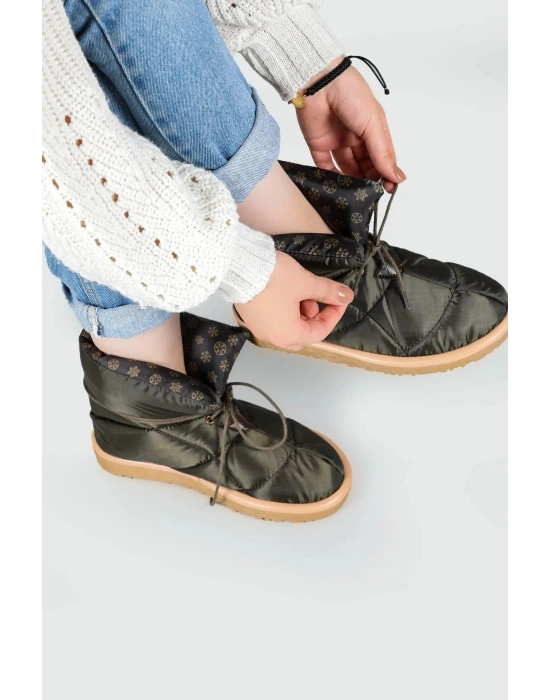 Paraşüt Kumaş İçi Astarlı Panduf Bot