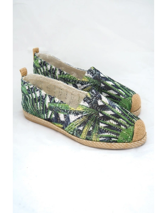 Jungle Çok Renkli Örgü Triko Kadın Espadril
