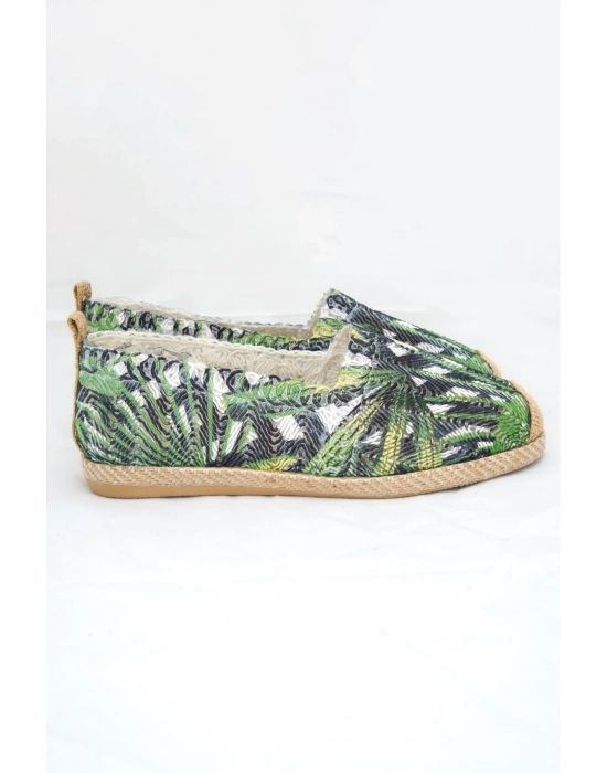 Jungle Çok Renkli Örgü Triko Kadın Espadril