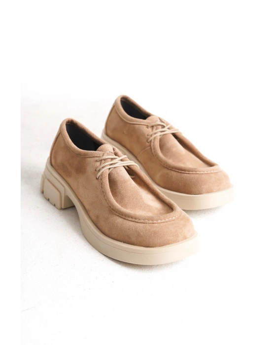 Marisa Kadın Kalın Taban Loafer Makosen Ayakkabı