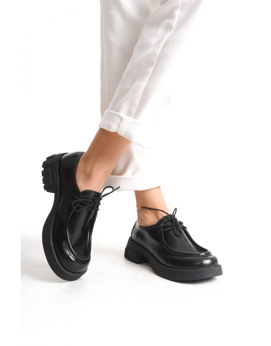 Marisa Kadın Kalın Taban Loafer Makosen Ayakkabı