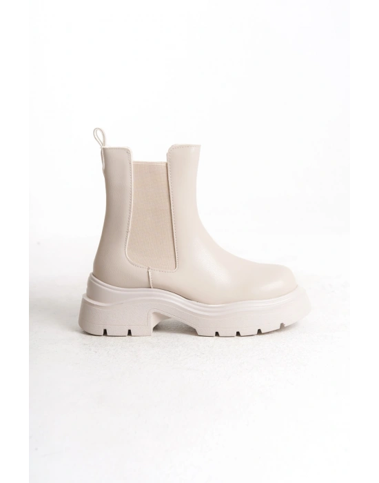 Chelsea Kadın Yandan Lastikli Günlük Kalın Taban Bot