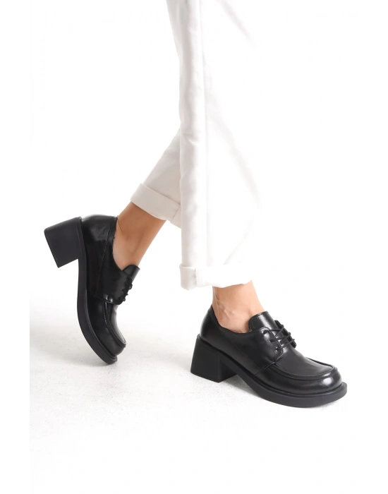 Forela Kadın Kalın Taban Loafer Makosen Günlük Ayakkabı