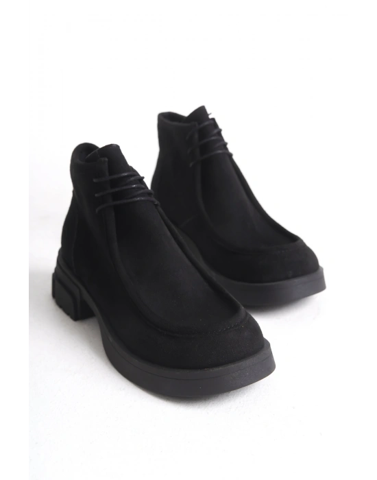 London Yarım Boğaz Bağcıklı Kalın Taban Günlük Rahat Bot