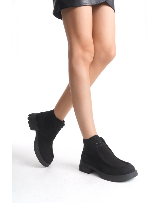 London Yarım Boğaz Bağcıklı Kalın Taban Günlük Rahat Bot