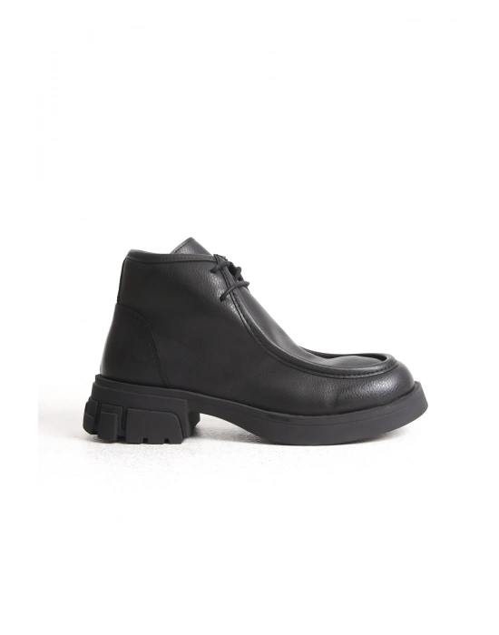 London Yarım Boğaz Bağcıklı Kalın Taban Günlük Rahat Bot