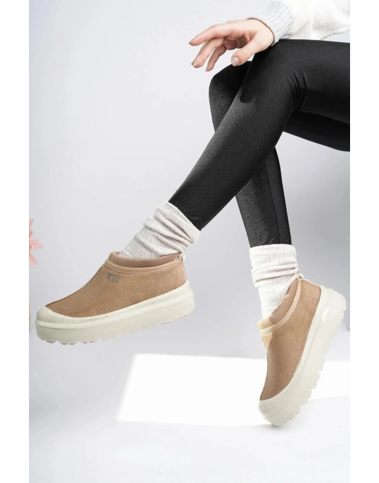 İçi Tüylü Kadın Kışlık Ayakkabı Bot