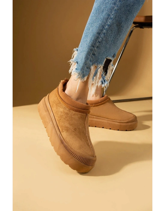 İçi Tüylü Kadın Kışlık Ayakkabı Bot