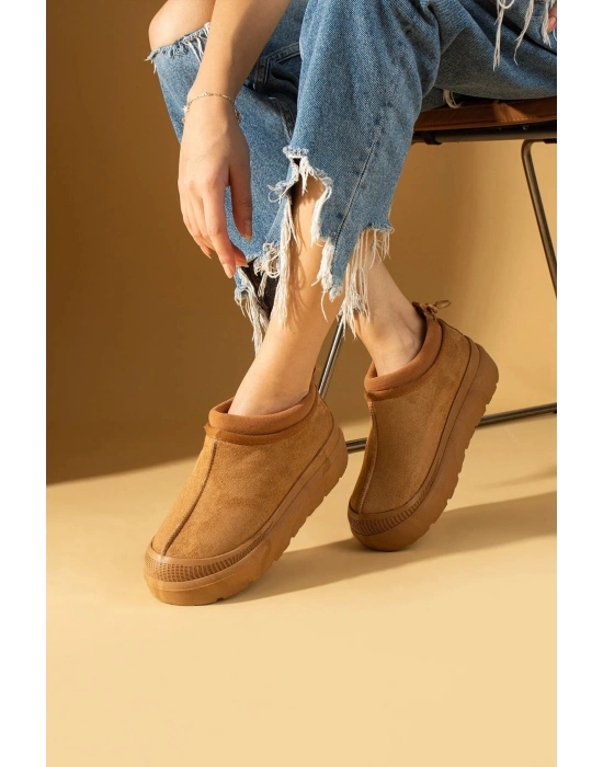 İçi Tüylü Kadın Kışlık Ayakkabı Bot