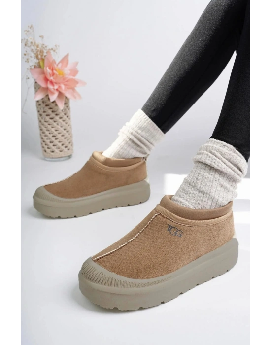 İçi Tüylü Kadın Kışlık Ayakkabı Bot