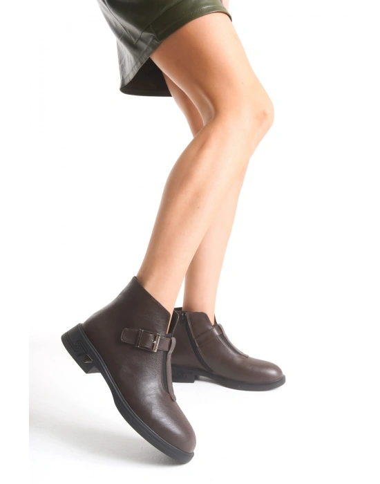 Nora Kadın Düz Taban Önden Lastikli Günlük Bot