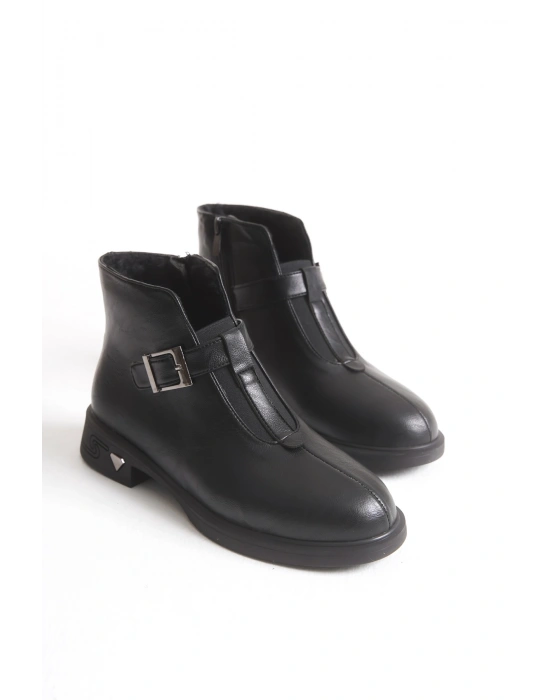 Nora Kadın Düz Taban Önden Lastikli Günlük Bot