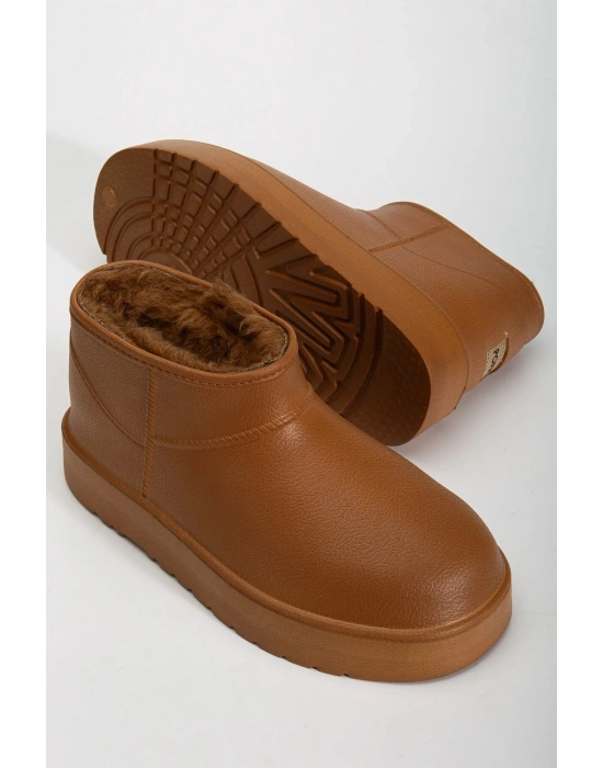 Mira Su Geçirmez İçi Suni Kürklü Soğuk Hava Dayanıklı Kalın Taban Kadın Bot