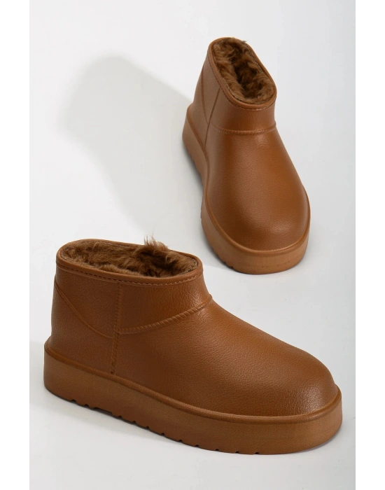 Mira Su Geçirmez İçi Suni Kürklü Soğuk Hava Dayanıklı Kalın Taban Kadın Bot