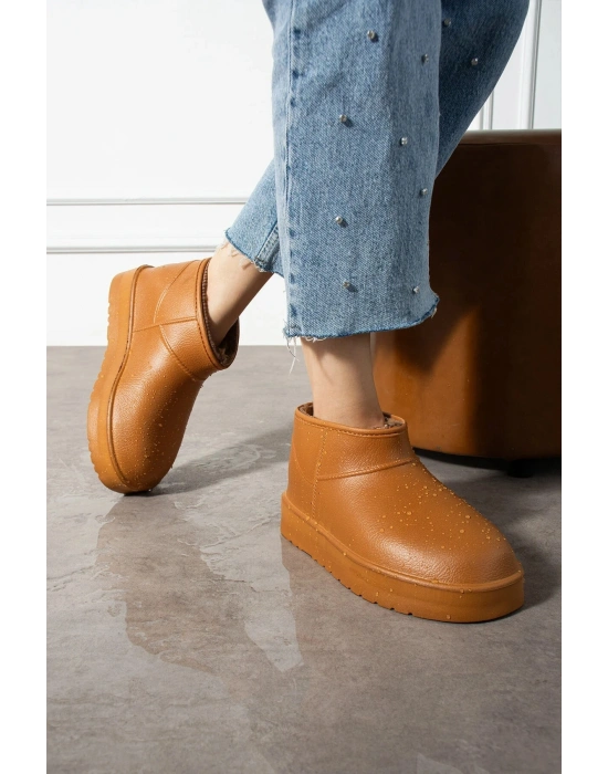 Mira Su Geçirmez İçi Suni Kürklü Soğuk Hava Dayanıklı Kalın Taban Kadın Bot