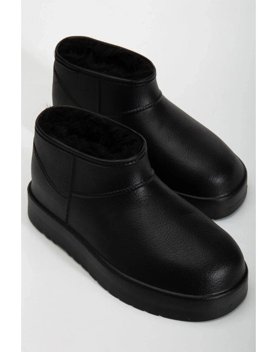 Mira Su Geçirmez İçi Suni Kürklü Soğuk Hava Dayanıklı Kalın Taban Kadın Bot