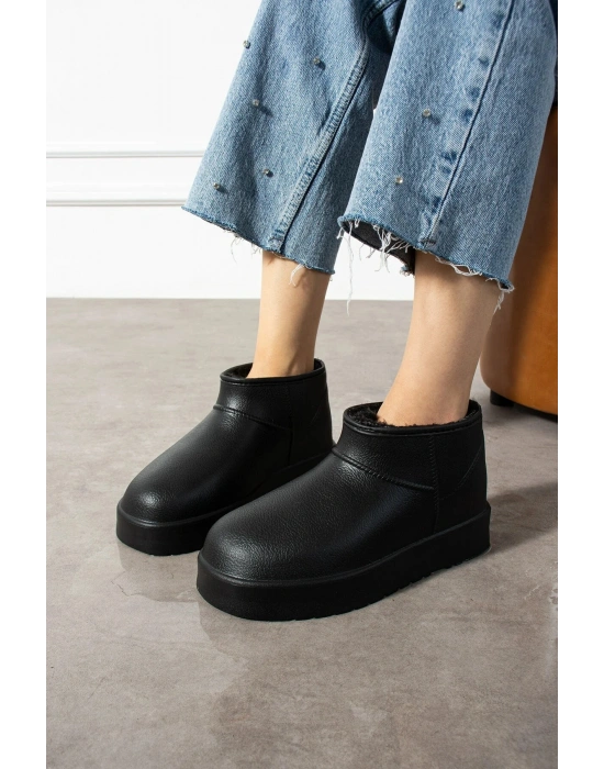 Mira Su Geçirmez İçi Suni Kürklü Soğuk Hava Dayanıklı Kalın Taban Kadın Bot