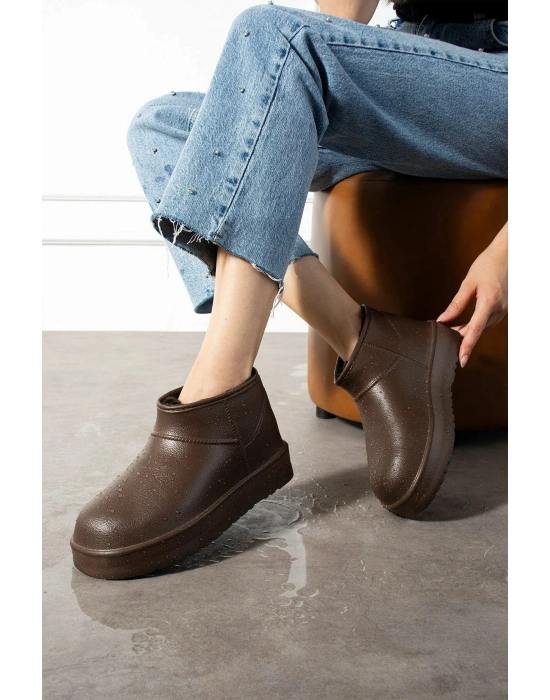 Mira Su Geçirmez İçi Suni Kürklü Soğuk Hava Dayanıklı Kalın Taban Kadın Bot