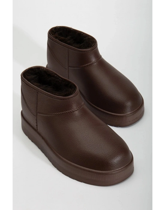 Mira Su Geçirmez İçi Suni Kürklü Soğuk Hava Dayanıklı Kalın Taban Kadın Bot