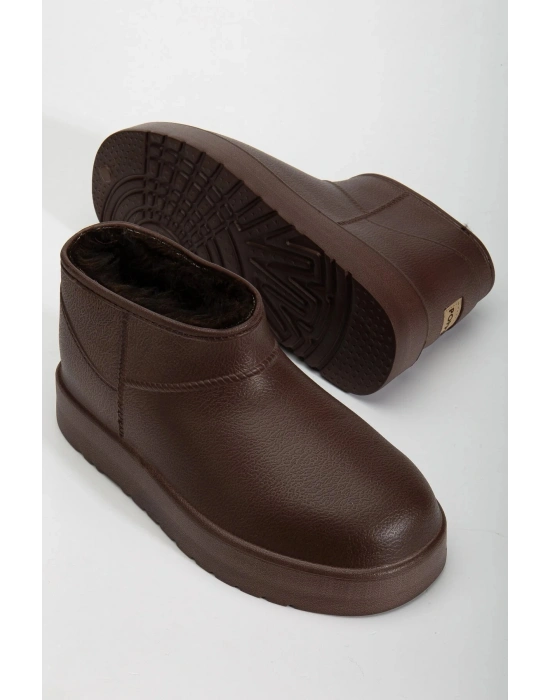 Mira Su Geçirmez İçi Suni Kürklü Soğuk Hava Dayanıklı Kalın Taban Kadın Bot