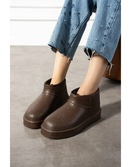 Mira Su Geçirmez İçi Suni Kürklü Soğuk Hava Dayanıklı Kalın Taban Kadın Bot