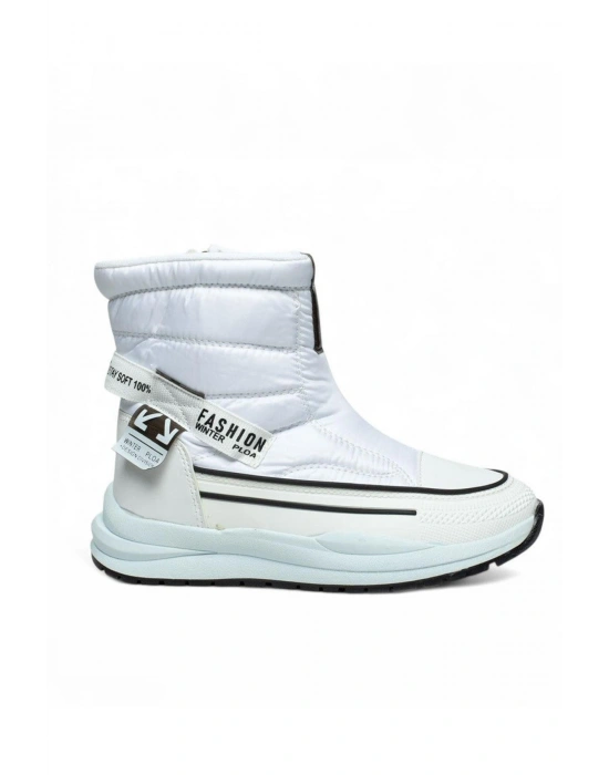 Anvik İçi Kürklü Paraşüt Kumaş Su Geçirmez Kar Botu