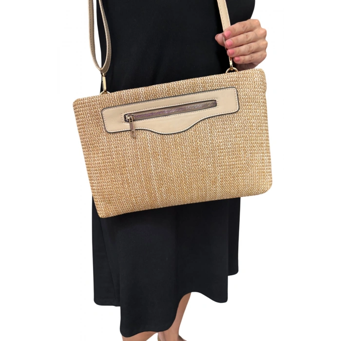 Elena Hasır Dönüştürülebilir Çapraz Çanta