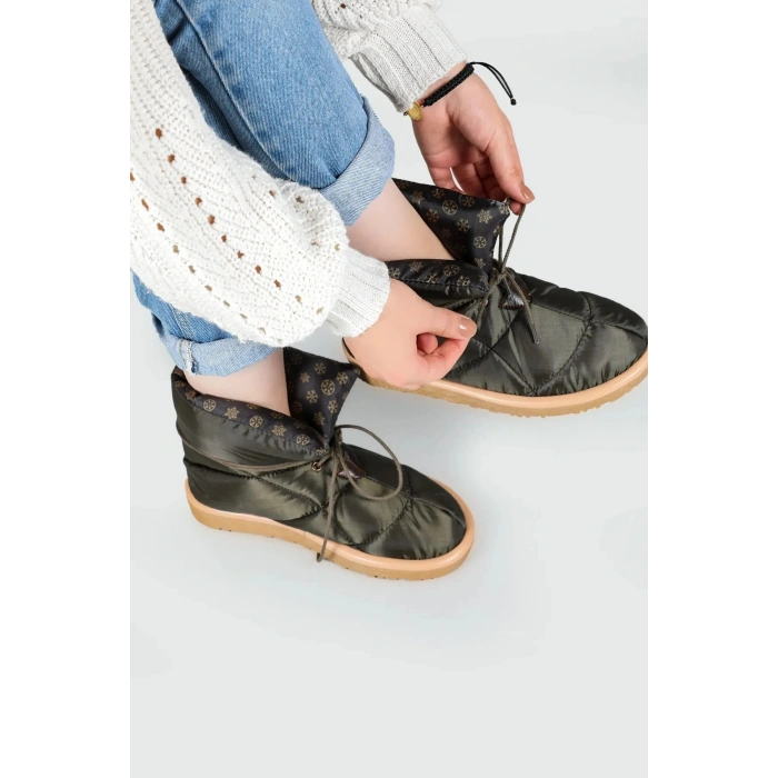 Paraşüt Kumaş İçi Astarlı Panduf Bot