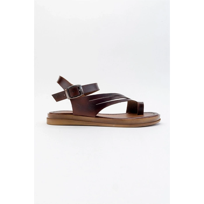 Teta Deri Parmak Arası Bodrum Sandalet
