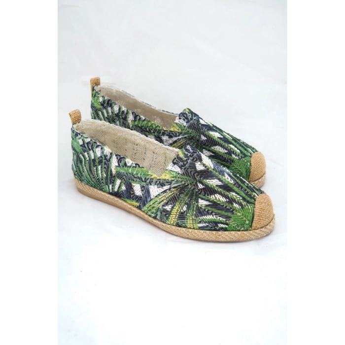 Jungle Çok Renkli Örgü Triko Kadın Espadril