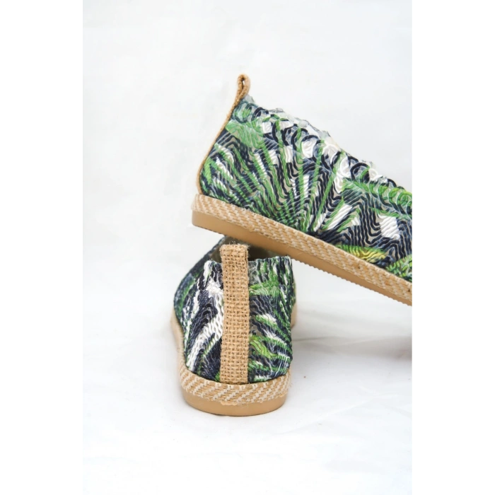 Jungle Çok Renkli Örgü Triko Kadın Espadril