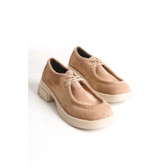 Marisa Kadın Kalın Taban Loafer Makosen Ayakkabı