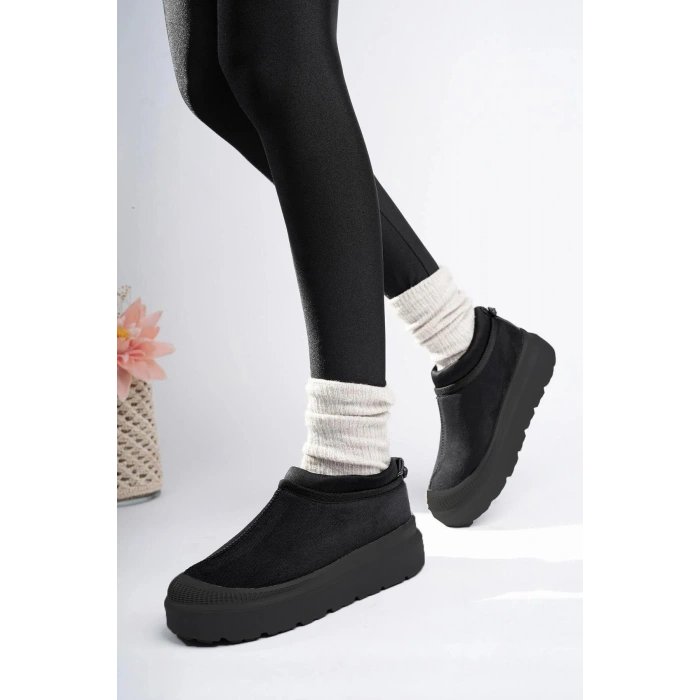 İçi Tüylü Kadın Kışlık Ayakkabı Bot