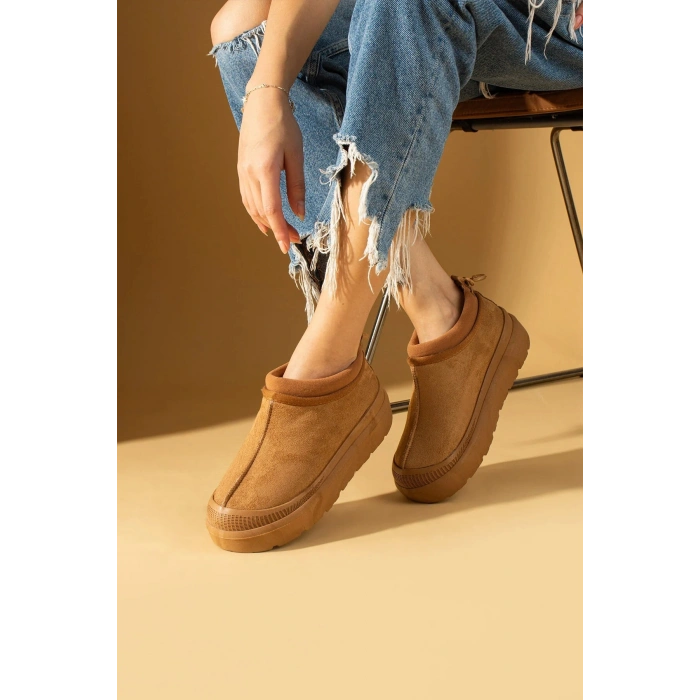 İçi Tüylü Kadın Kışlık Ayakkabı Bot