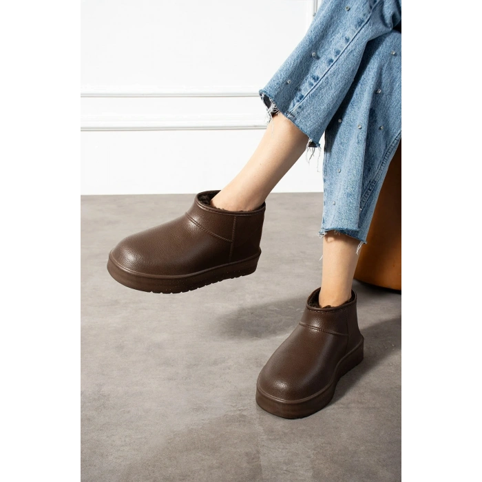 Mira Su Geçirmez İçi Suni Kürklü Soğuk Hava Dayanıklı Kalın Taban Kadın Bot