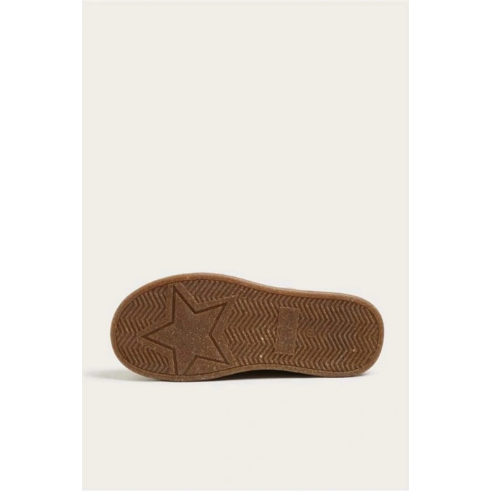 Dora Hakiki Deri Nubuk Comfort Taban Bağcıklı Günlük Kadın Ayakkabı Elde Yapım